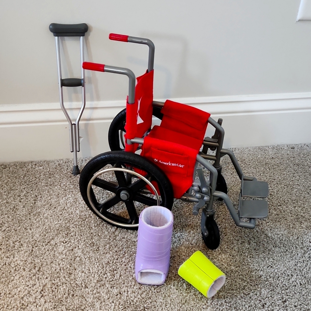 American Girl Wheelchair Set